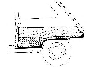 VAN WEZEL 4337146 -  Боковина